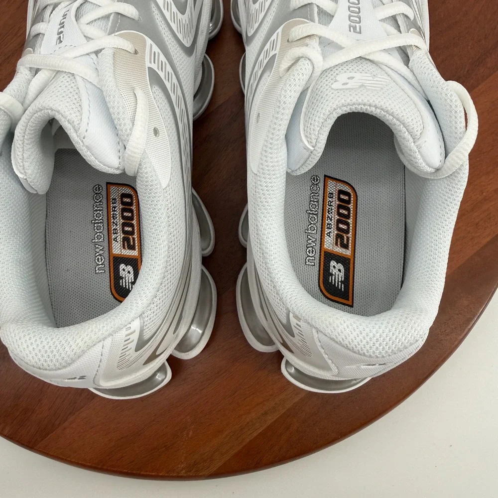 New Balance 2000 ABZORB Lifestyle Podular Shoes White Grey U20004GM Men's 11